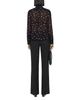 Allsaints Allsaints Iris Printed Clip Dot Tie Neck Blouse - 3