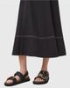 AllSaints AllSaints Isla leather sandals in black - 1