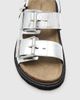 AllSaints AllSaints Isla leather sandals in silver-Gray - 3
