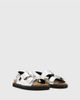 AllSaints AllSaints Isla leather sandals in silver-Gray - 4