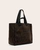 AllSaints Allsaints Izzy zebra tote bag in brown-Black - 2