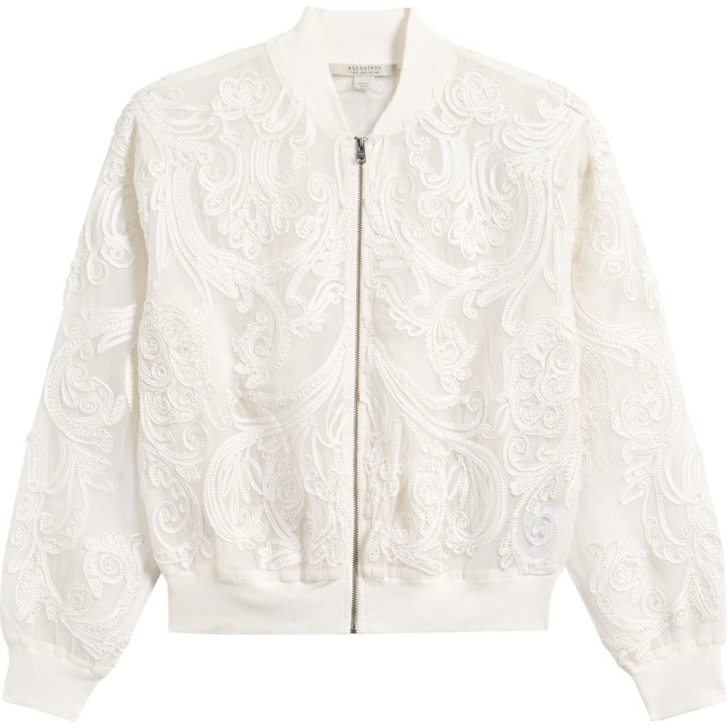 AllSaints AllSaints Jade Embroidered Bomber Jacket