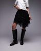 AllSaints AllSaints Jayde tulle mini skirt in black - 1