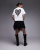 AllSaints AllSaints Jayde tulle mini skirt in black - 4