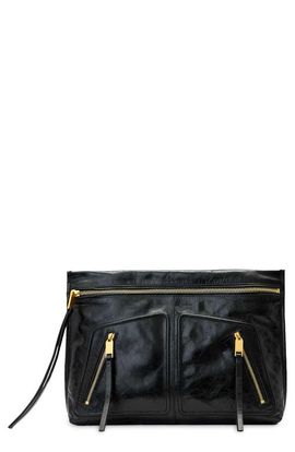 AllSaints AllSaints Jean Rey Leather Clutch