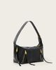AllSaints AllSaints jean rey zip detail shoulder bag in black - 1