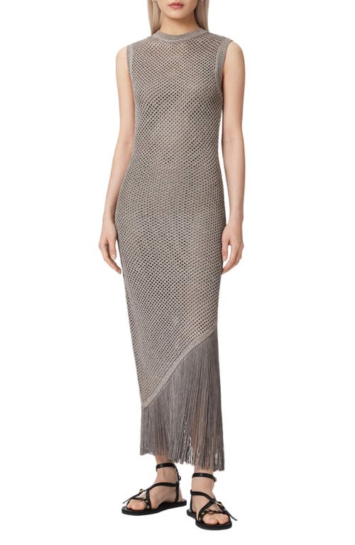 AllSaints AllSaints Jessie Sleeveless Fringe Trim Dress