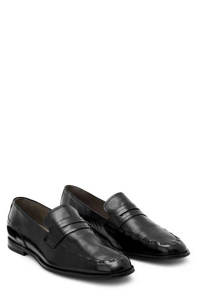 AllSaints AllSaints Jules Stitch Leather Penny Loafer