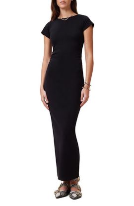 AllSaints AllSaints Katarina Slim Fit Cap Sleeve Maxi Dress