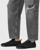 AllSaints AllSaints Kenny leather woven sneakers in black - 2