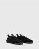AllSaints AllSaints Kenny leather woven sneakers in black - 4