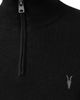 AllSaints AllSaints Kilburn Funnel Neck Wool Blend Quarter Zip Sweater - 3