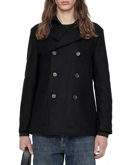 Allsaints Allsaints Lagan Wool Blend Peacoat