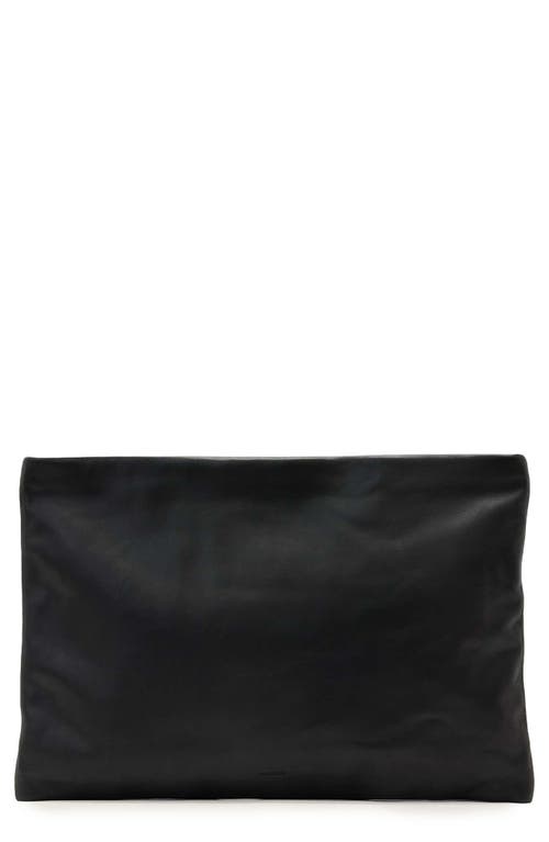 AllSaints AllSaints Large Bettina Leather Clutch