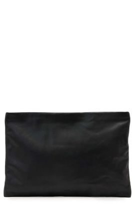 AllSaints AllSaints Large Bettina Leather Clutch