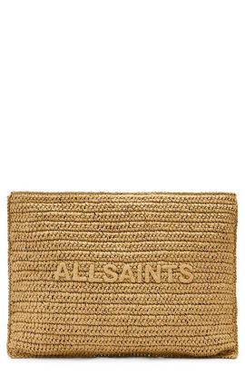 AllSaints AllSaints Large Bettina Woven Clutch