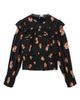 AllSaints AllSaints Lauren Ruffle Long Sleeve Top - 5