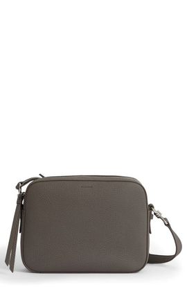 AllSaints AllSaints Leather Camera Crossbody Bag