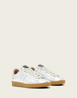 AllSaints AllSaints leon sneakers in silver