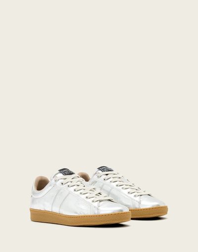 AllSaints AllSaints leon sneakers in silver