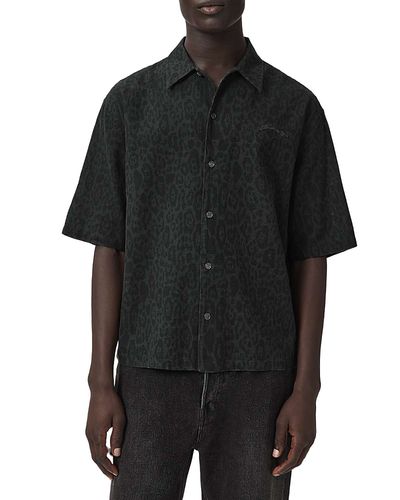 Allsaints Allsaints Leopard Print Shirt