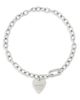 Allsaints Allsaints Lia Heart Charm Chunky Necklace, 17 - 1