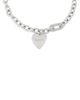 Allsaints Allsaints Lia Heart Charm Chunky Necklace, 17 - 3