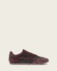 AllSaints AllSaints Liam Hex low top leather sneakers in burgundy-Red - 1
