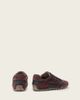 AllSaints AllSaints Liam Hex low top leather sneakers in burgundy-Red - 3