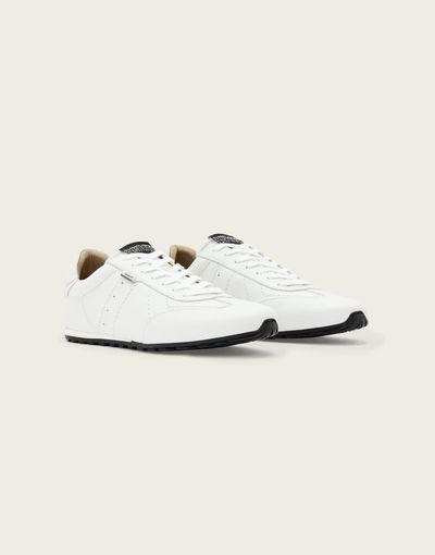 AllSaints AllSaints Liam leather low top sneakers in white