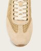 AllSaints AllSaints Liam low top textured sneakers in beige-Neutral - 4