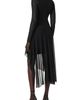 AllSaints AllSaints Loria Draped Cowl Neck Handkerchief Hem Dress - 2