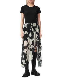 Allsaints Allsaints Loria High Low Skirt