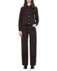 Allsaints Allsaints Lou High Rise Relaxed Jeans in Wide Red Flock - 2