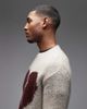 AllSaints AllSaints Lover crewneck knit sweater in beige-Neutral - 4