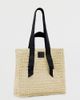 AllSaints AllSaints Lullah Woven Tote Bag in Unbleached White, Women's at Urban Outfitters - 3