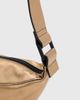 AllSaints AllSaints Luna half moon leather crossbody bag in gold - 3