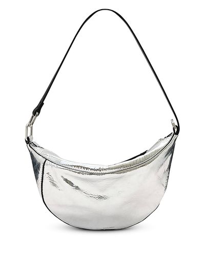 Allsaints Allsaints Luna Micro Metallic Leather Bag