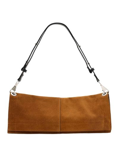 Allsaints Allsaints Lutece Suede Shoulder Bag
