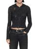 Allsaints Allsaints Mabel Cropped Zippered Hoodie - 1