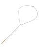Allsaints Allsaints Maeve Bar Necklace, 26-28 - 3