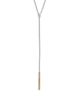Allsaints Allsaints Maeve Bar Necklace, 26-28 - 5
