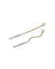 Allsaints Allsaints Maeve Bolt Linear Drop Earrings - 3