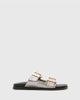 AllSaints AllSaints Magda studded sandals in silver - 1