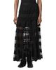 Allsaints Allsaints Maggie Lace Trim Tiered Skirt - 1
