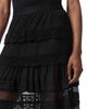 Allsaints Allsaints Maggie Lace Trim Tiered Skirt - 5