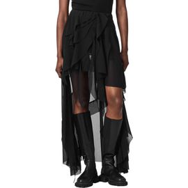 AllSaints AllSaints Melody Layered Ruffle Midi Skirt