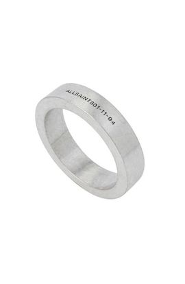 AllSaints AllSaints Men's Logo Engraved Band Ring