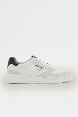 AllSaints AllSaints Men's Reagan Low Top Sneakers in Chalk White/Black, Men's at Urban Outfitters