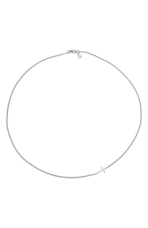 AllSaints AllSaints Men's Short Cross Necklace